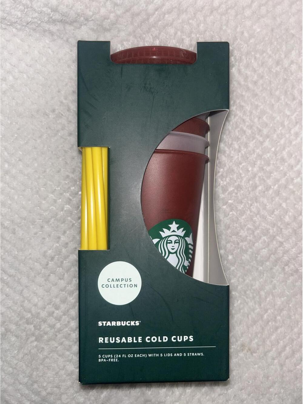 Starbucks ASU Reusable Cold Cups NWT